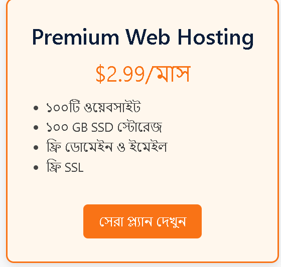 Hostinger Hosting Plan